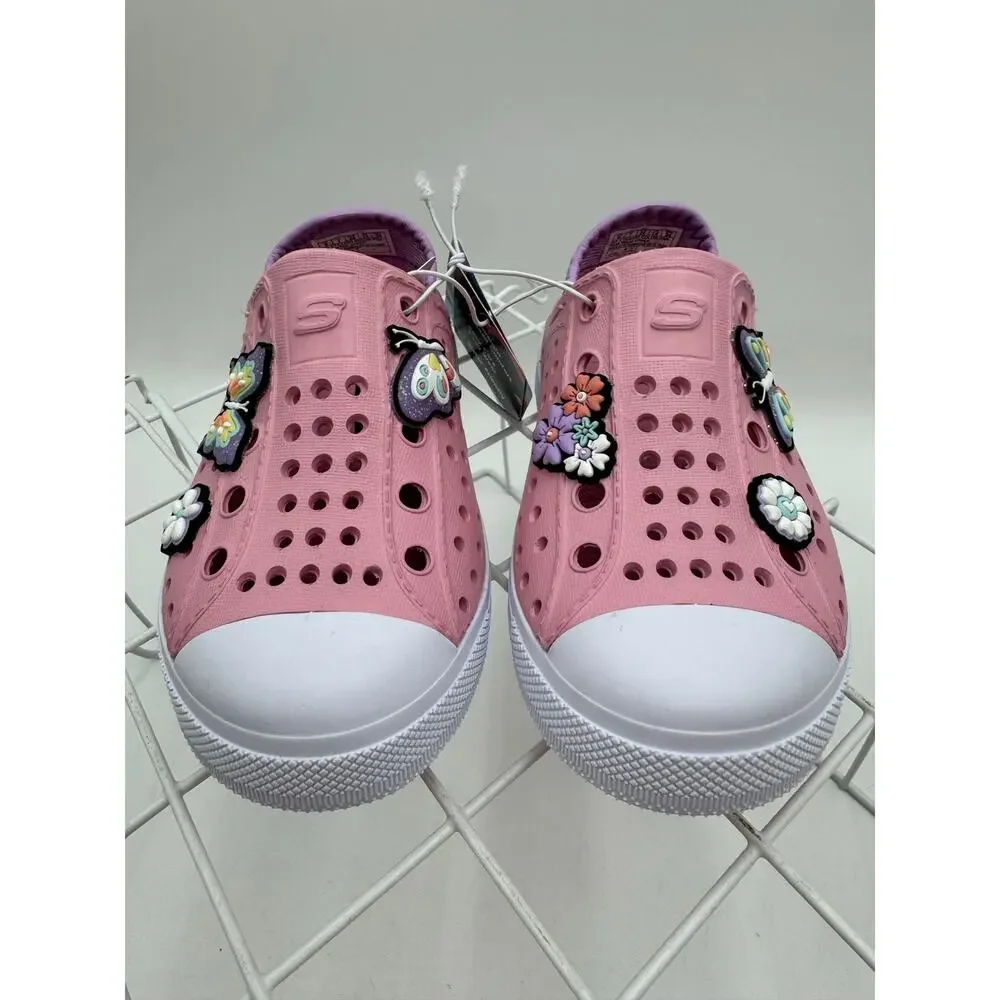 Pink Sketchers Toddler 6 Foamies Slip On Shoes